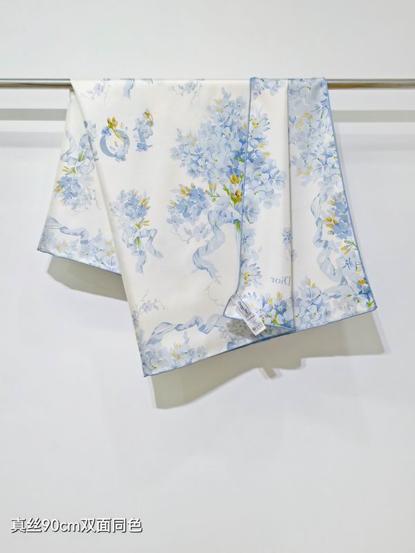 Dior silk scarf 90X90cm E090681